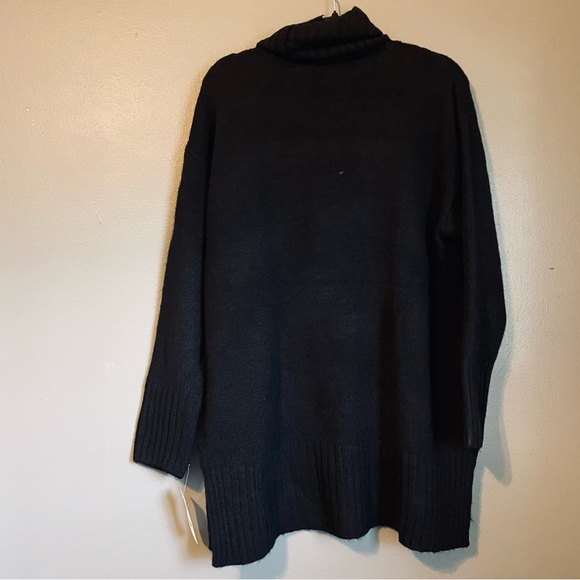 NWT Style & Co 2X Black Knit Turtle Neck Long Sleeve Tunic Sweater Top Ret $56! - Picture 11 of 11